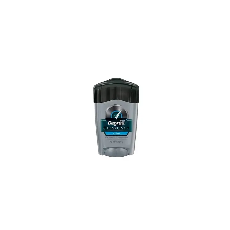DEGREE Déodorant Antitranspirant Homme Clean Clinique – Lot de 3, 1,7 oz