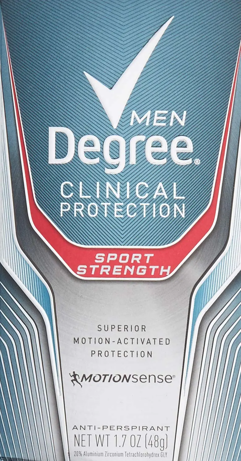 Degree Homme Protection Clinique Sport Force – Déodorant antitranspirant 50 g, pack de 3