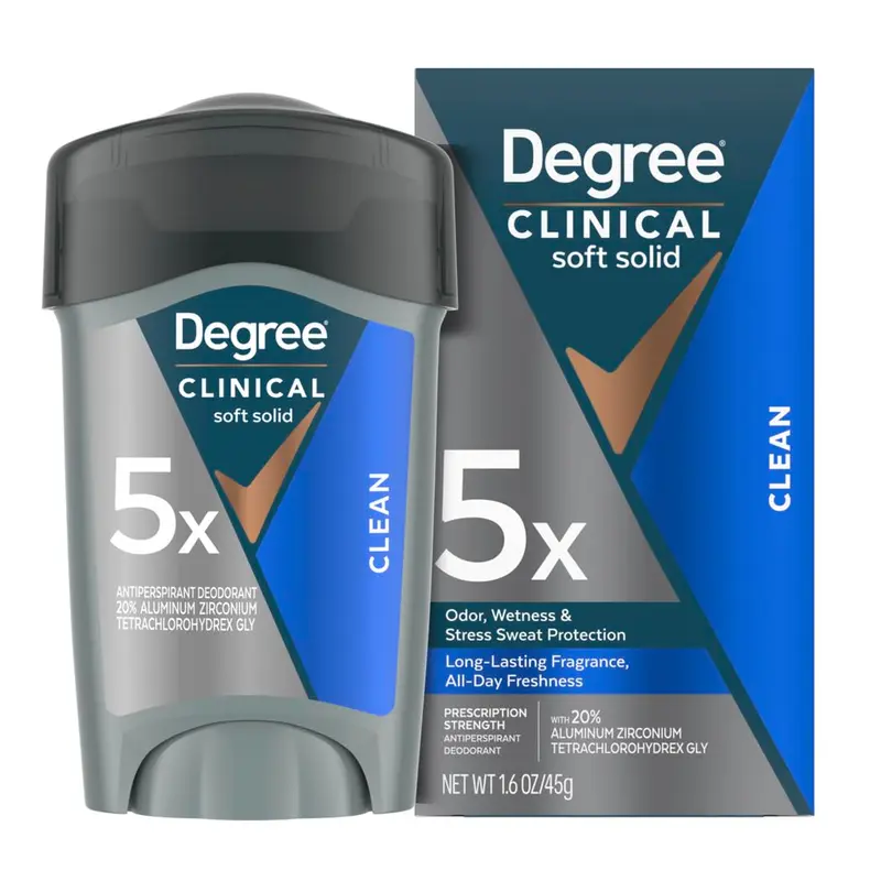 Degree Men Clinical Protection Clean – Déodorant Antiperspirant 72 h MotionSense – 1,7 oz