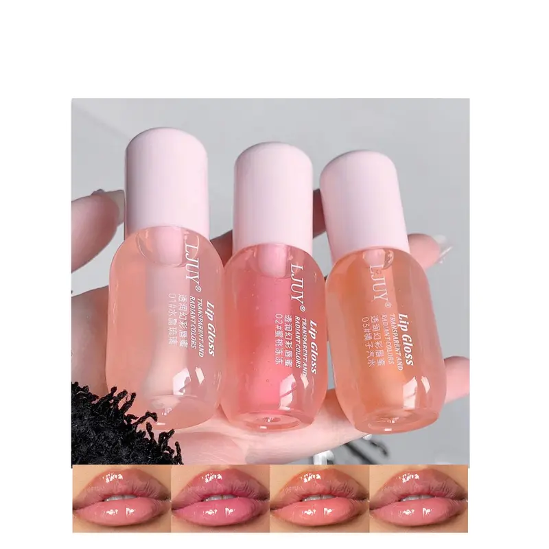 DENESTUP – Lot de 3 huiles gloss lèvres menthe, hydratantes et brillantes