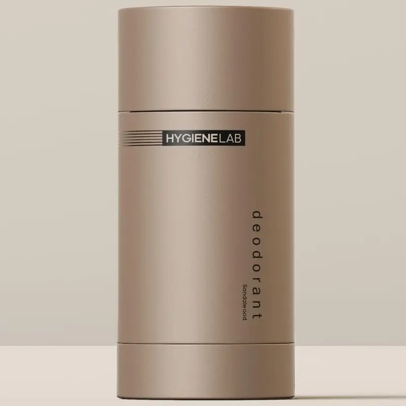 Déodorant Homme HygieneLab – Sans Aluminium, Protection 24H+, Certifié EWG, Glisse Douce, Bois de Santal