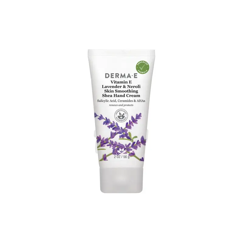 Derma E Crème Mains Lavande & Néroli – Hydratation Thérapeutique au Karité et Vitamine E