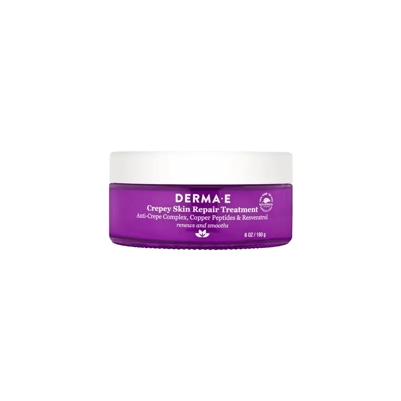 DERMA E Soin Correcteur Peau Crepée – Hydratant Restoratif Corps, Fermeté et Épaisseur, 170 g