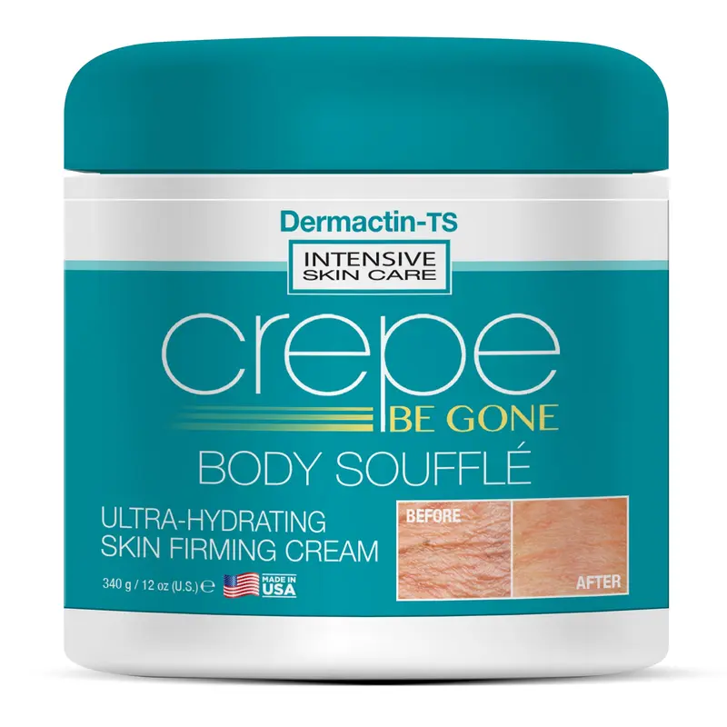 Dermactin Crepe Be Gone Body Soufflé Classic – Crème corps ultra hydratante 12 onces