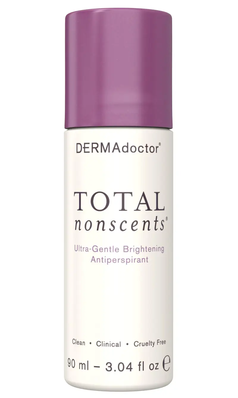 DERMAdoctor Antiperspirant Roll-On Sans Parfum pour Peau Sensible — Éclat Subtil et Protection Clinique, 3,04 oz
