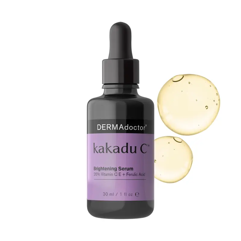 DERMADoctor Sérum Vitamine C 20% pour le visage – Acide férulique, vitamine E, Kakadu Plum