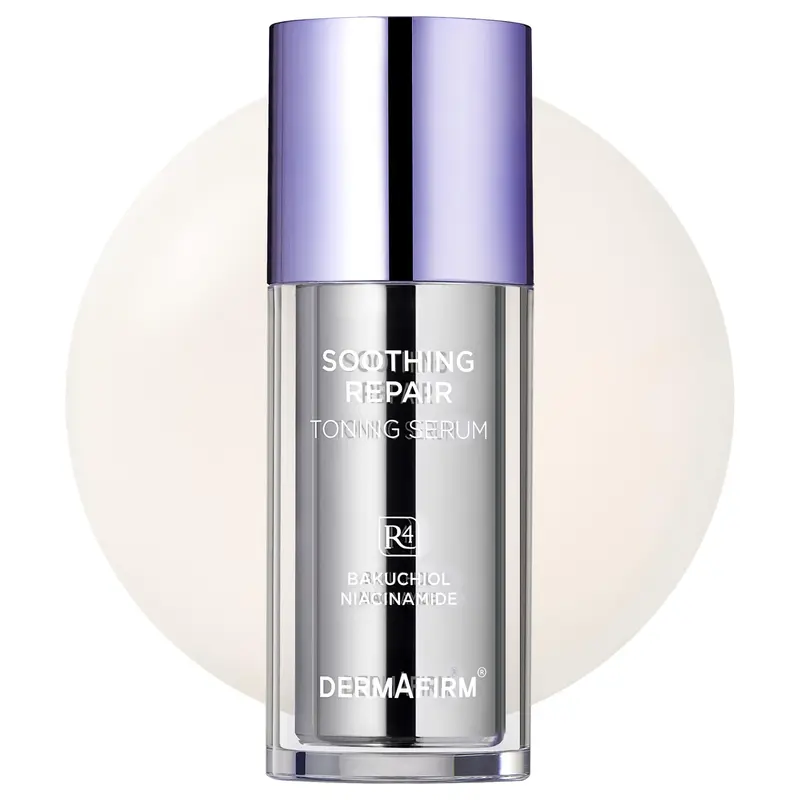 DERMAFIRM Bakuchiol R4 Sérum – Éclat et Teint Uniforme avec Niacinamide et Peptides | Soin Coréen pour Peaux Sensibles