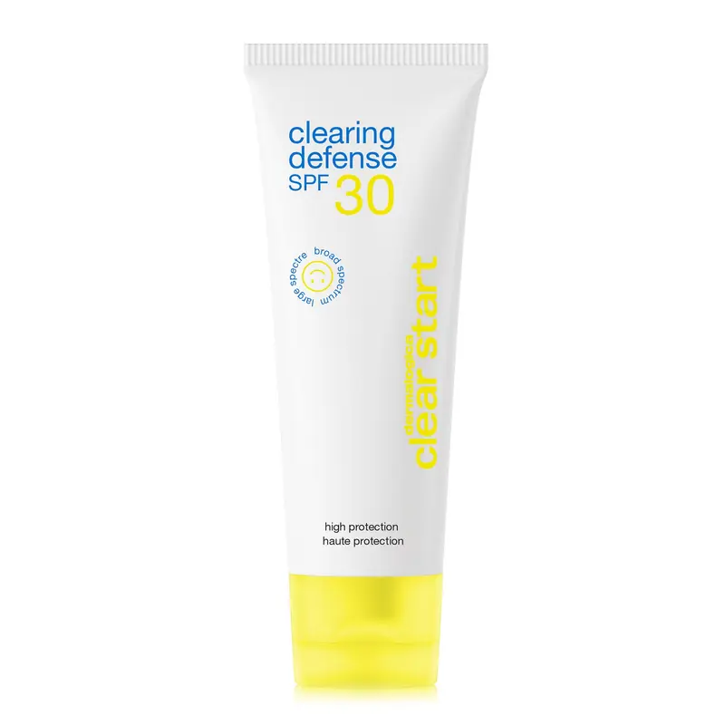 Dermalogica Clear Start Clearing Defense SPF30 – Soin solaire léger et matifiant (60 ml) pour peau acnéique avec vitamine C