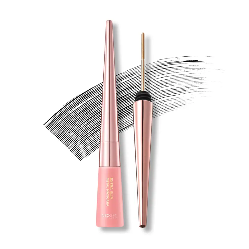 DERMALOGY par NEOGENLAB Extra Slim Mascara – Volume et Longueur avec Brosse Métal Ultra-Précise