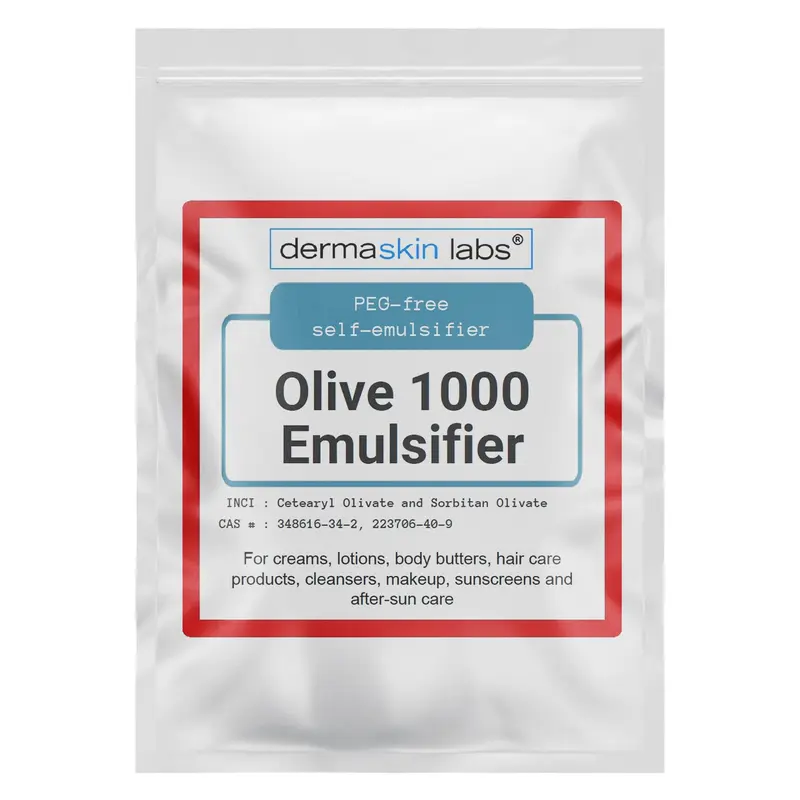 Dermaskin Labs Olive 1000 – Émulsifiant végétal PEG-free, COSMOS ECOCERT (4 oz)