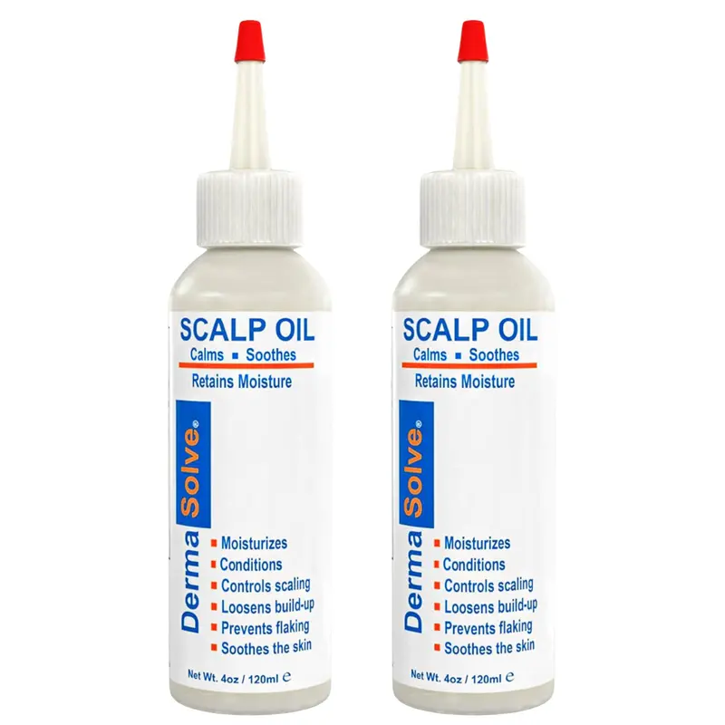 Dermasolve Huile Cuir Chevelu – Psoriasis & Pellicules, Approuvée par Dermatologues