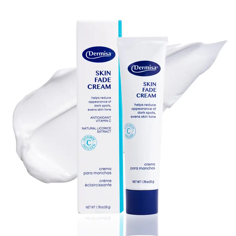 Dermisa Crème éclaircissante visage avec vitamine C | Réduit taches sombres | Tous types de peau | 1,78 oz