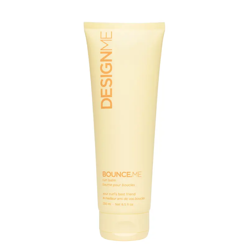 Design.Me BOUNCE.ME Crème-Baume pour Boucles | Définition & Hydratation avec Huile d’Argan | Sans Sulfates et Sans Parabènes (8,5 oz)