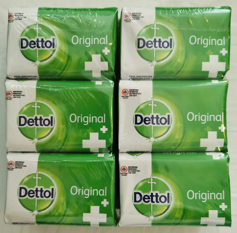 Dettol Savon Original Antibactérien – Pack Six 100 g | Nettoyage Quotidien
