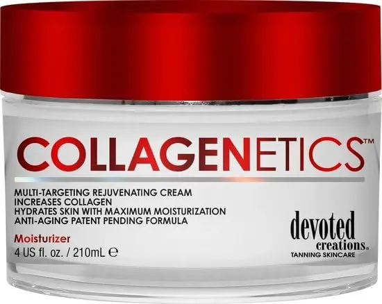Devoted Creations COLLAGENETICS Crème Rajeunissante – Hydratation et Fermeté (4 onces)