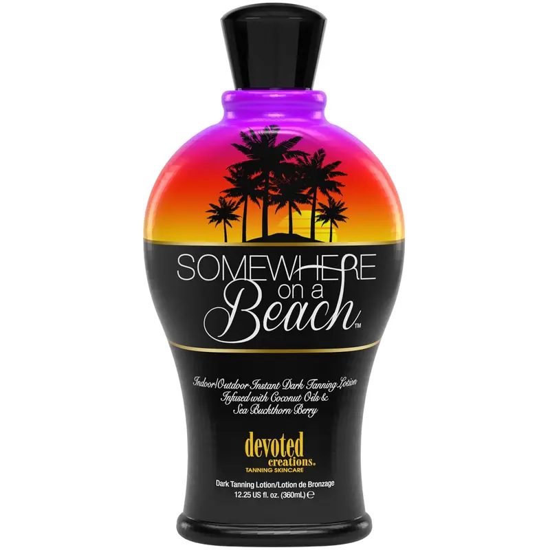 Devoted Creations Somewhere on a Beach – Lotion de bronzage 12,25 oz