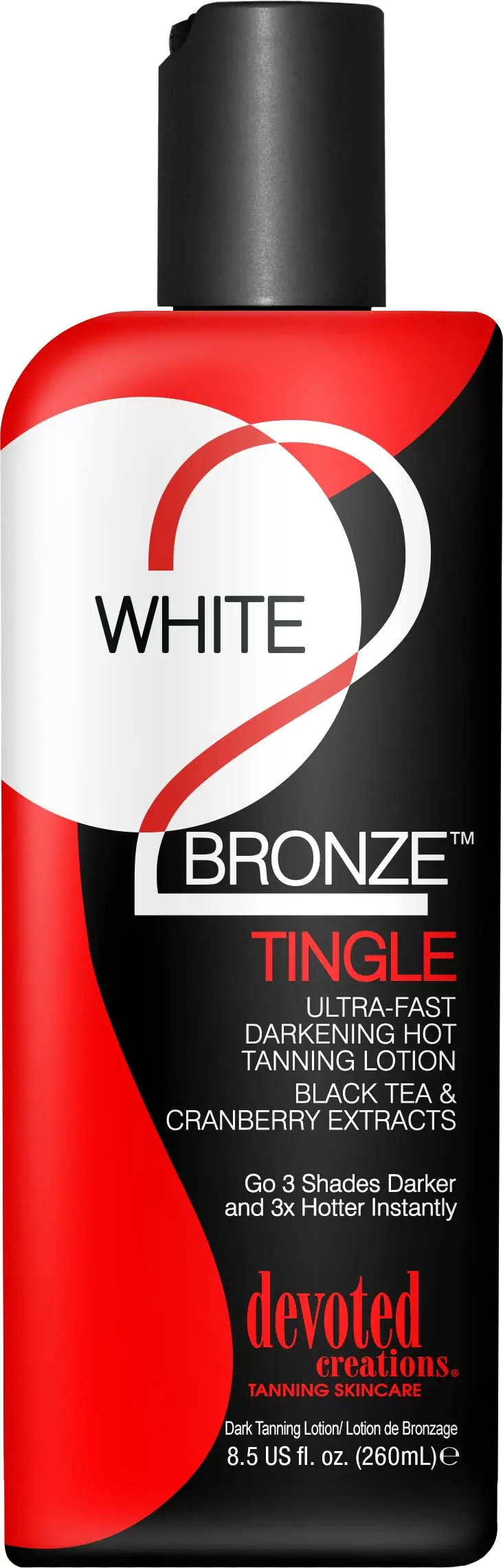 Devoted Creations White 2 Bronze Tingle Ultra Fast – Lotion autobronzante 8,5 oz