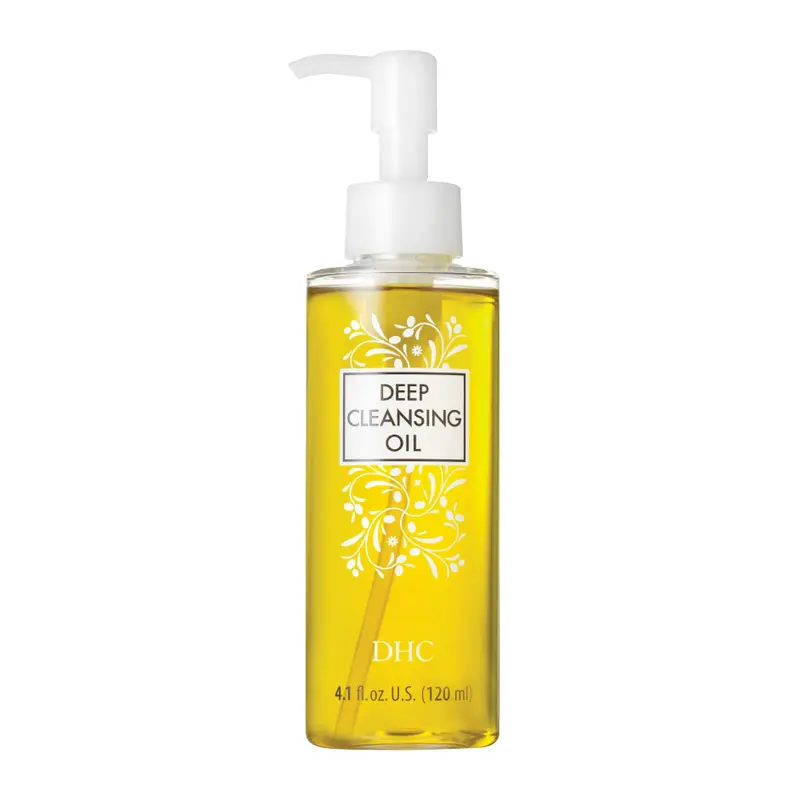 DHC Deep Cleansing Oil Medium – Huile Démaquillante Profonde pour le Visage, Sans Résidu Gras, Sans Parfum ni Colorants – Tous Types de Peau – 4,1 oz