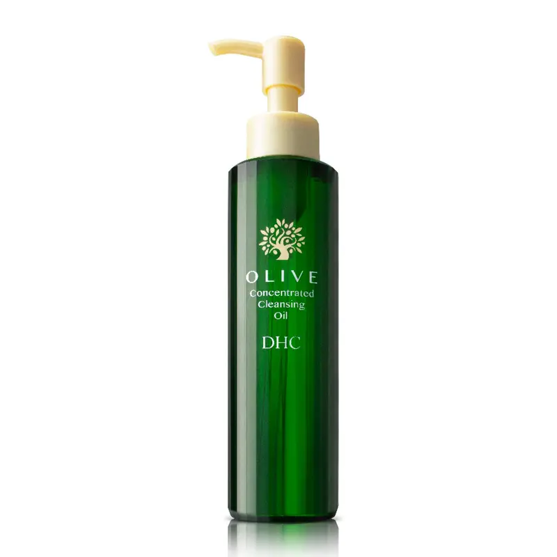 DHC Huile Concentrée Nettoyante Olive — Hydratante et Démaquillante Sans Résidu, Sans Parfum ni Colorant, 150 ml