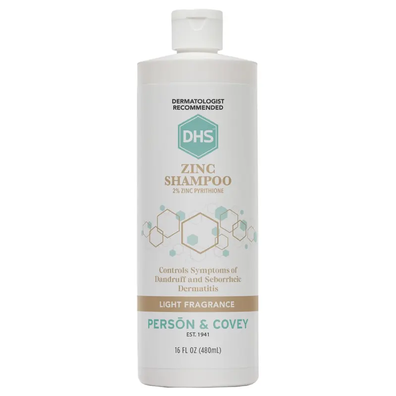DHS Zinc Shampoo – Shampooing au zinc 2% pour pellicules et cuir chevelu sec, 16 oz (473 ml)