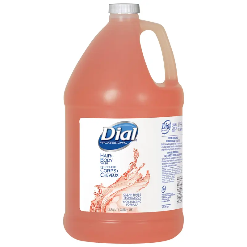 Dial Professional – Shampooing et Gel Douche – 1 galon (128 onces liquides)