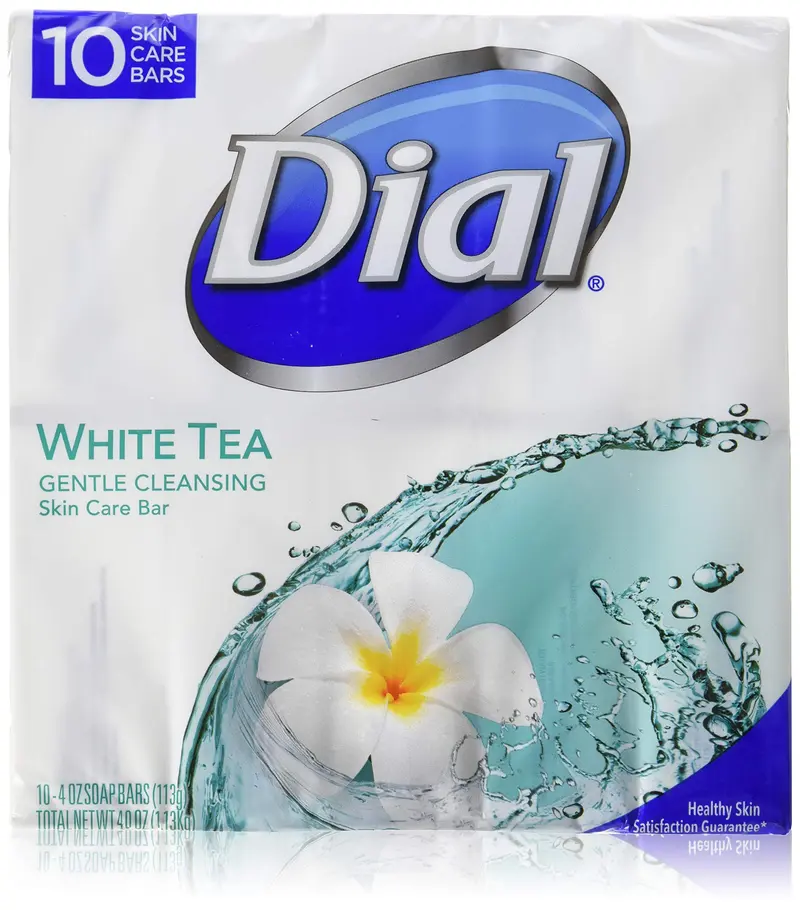 Dial Savons Glycérine au Thé Blanc – Barres de 10 g (2 pièces)