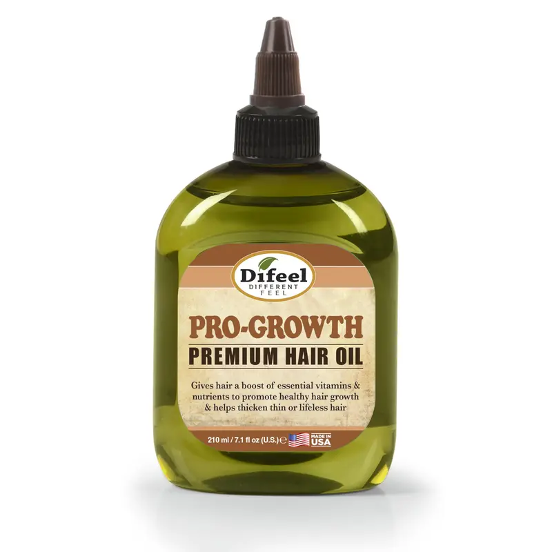 Difeel Pro-Growth Huile Capillaire Premium 210 ml — Nourrit, Brille et Fortifie