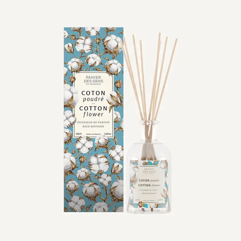 Diffuseur de parfum d’ambiance Coton Poudré – Parfum maison longue durée 240ml