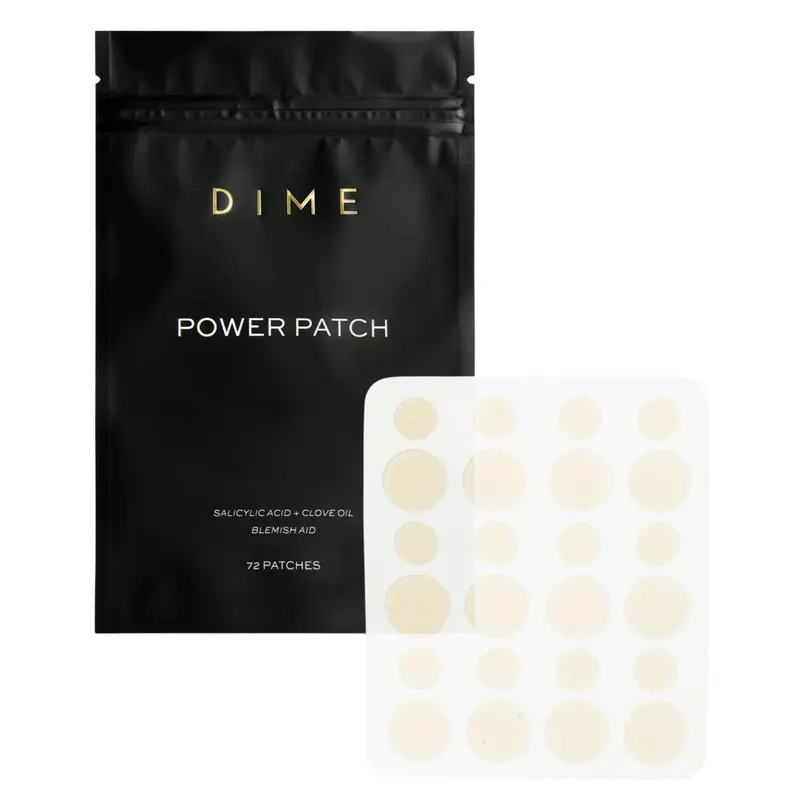 DIME Beauté Pansements Hydrocolloïdes Puissants – 72 Pansements pour Boutons, Acide Salicylique, Vitamine A et Girofle