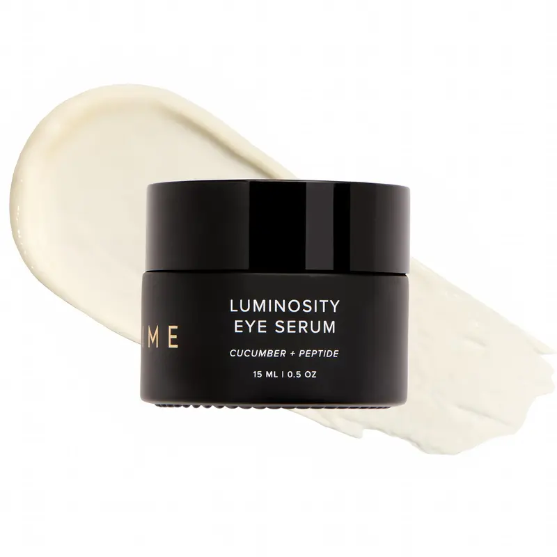 DIME Beauty Luminosity Eye Serum – Soin contour des yeux rafraîchissant à la caféine, 0,5 oz / 15 mL