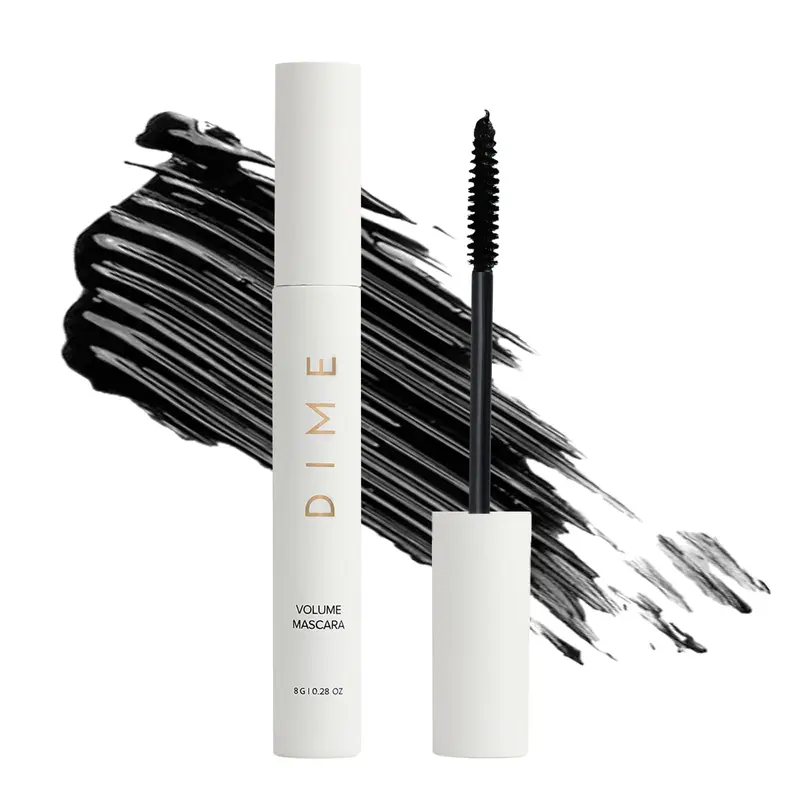 DIME Beauty Volume Mascara – Mascara tubulaire sans bavure pour cils plus volumineux et plus longs | Noir 8 g