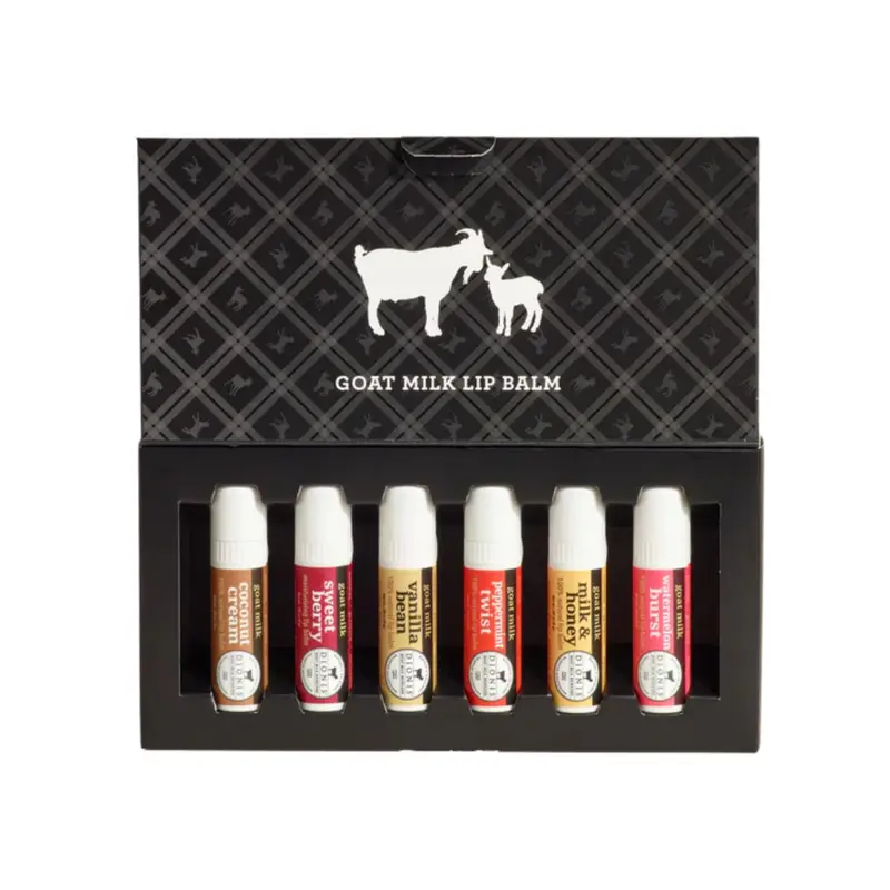 Dionis Baume Lèvres Lait de Chevre – Coffret Boite Cadeau 0,28 oz (Pack de 6)
