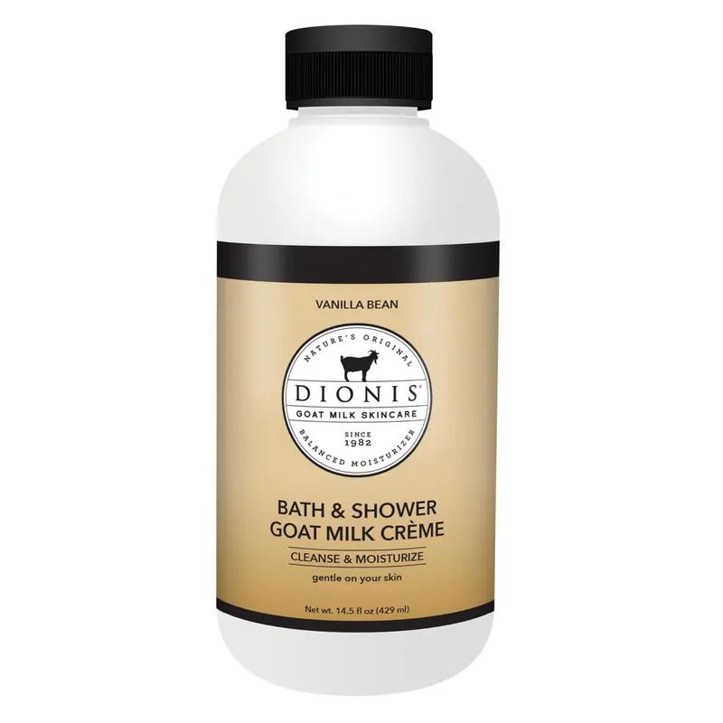Dionis Savon Baignoire au Lait de Chèvre et Crème Douche Vanille Bourbon – 430 ml (Pack de 1)