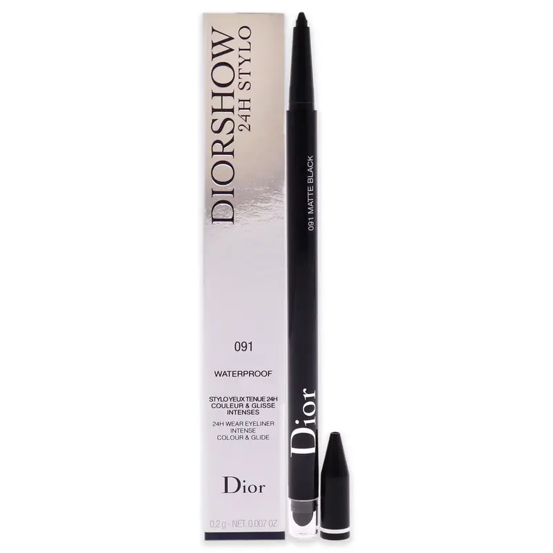 Diorshow 24H Stylo Yeux Dior – Crayon Imperméable Noir Mat 0,01 oz