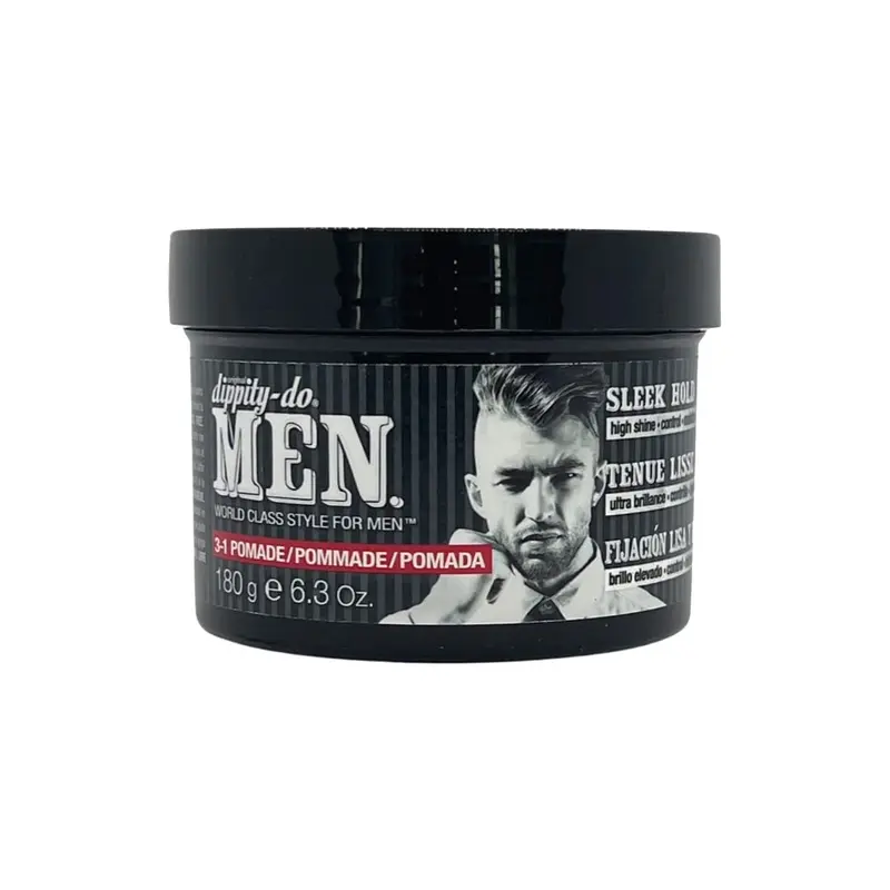 Dippity Do Homme 3-en-1 Pomade – Fixation, Hydratation et Brillance (6,3 oz)