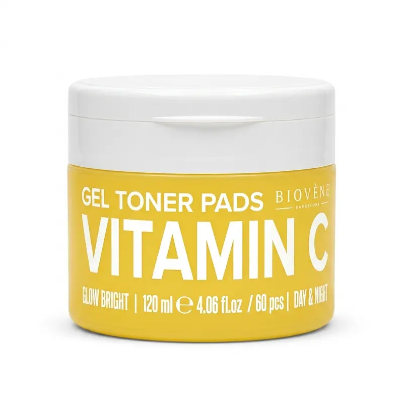 Disques Toniques Illuminateurs à la Vitamine C – 60 Pads – Biovène Barcelona