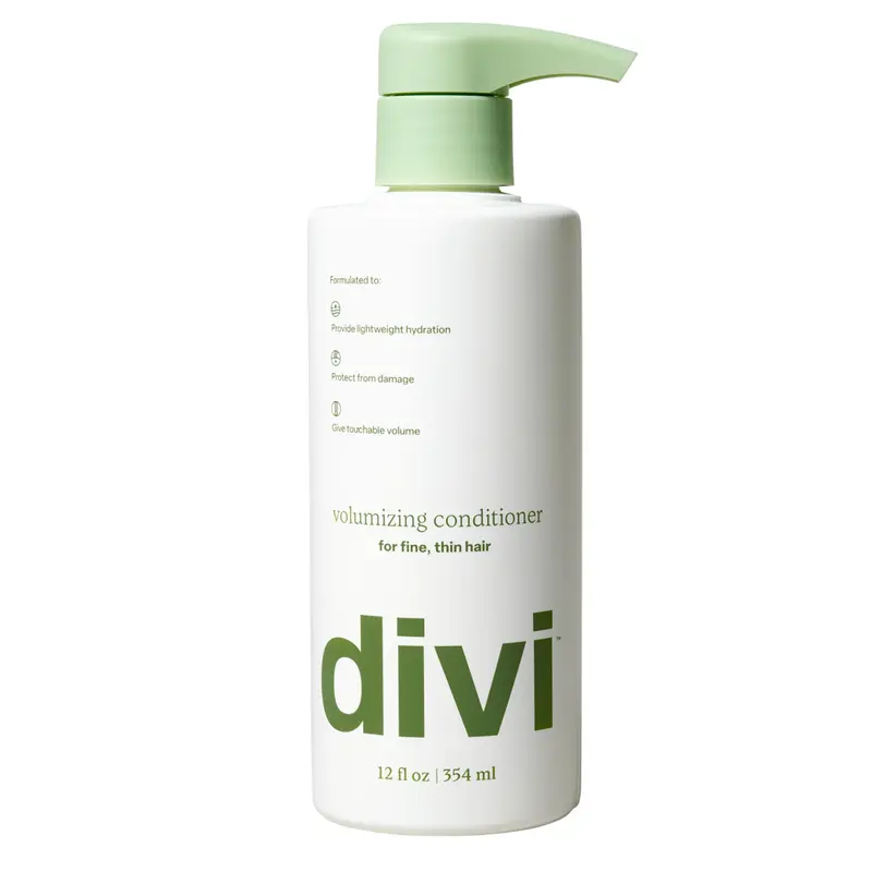 Divi Conditionneur Volumisant – Volume Léger pour Cheveux Fins (Homme et Femme) – 355 ml