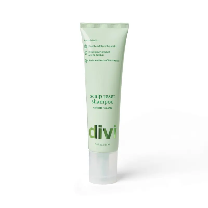 Divi Shampoing Clarifiant — Réinitialisation hebdomadaire du cuir chevelu et des cheveux