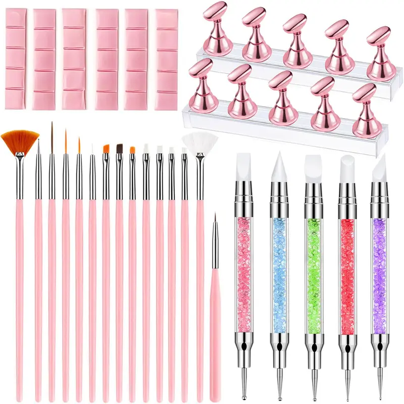 DIYCICO - Ensemble d'Outils pour Art des Ongles – 23 Pièces