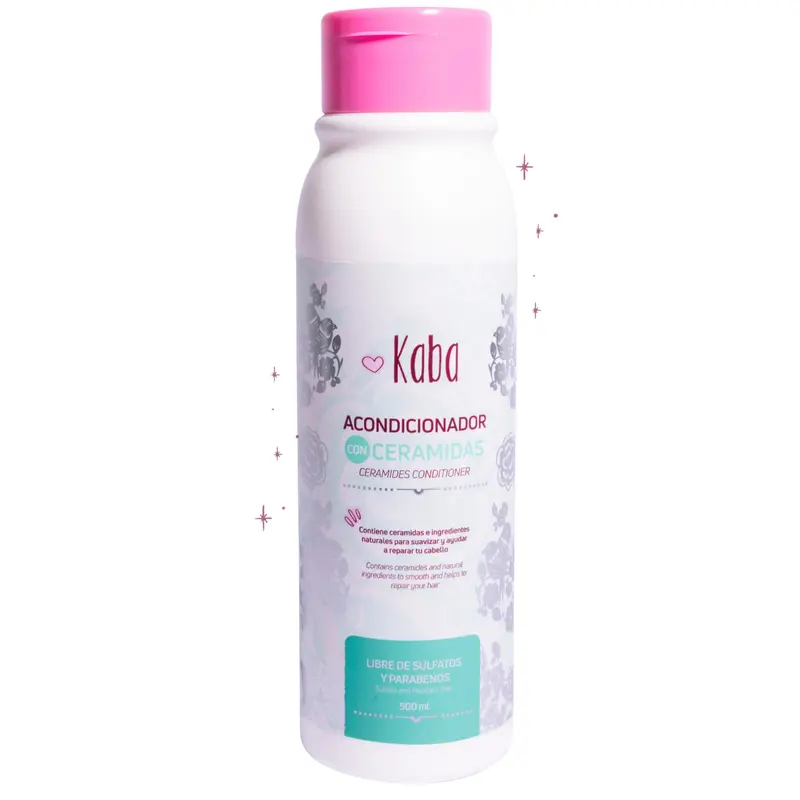 D’Luchi Kaba Ceramide Après-Shampoing - Hydratation Profonde pour Cheveux Secs et Abîmés | 500 ml
