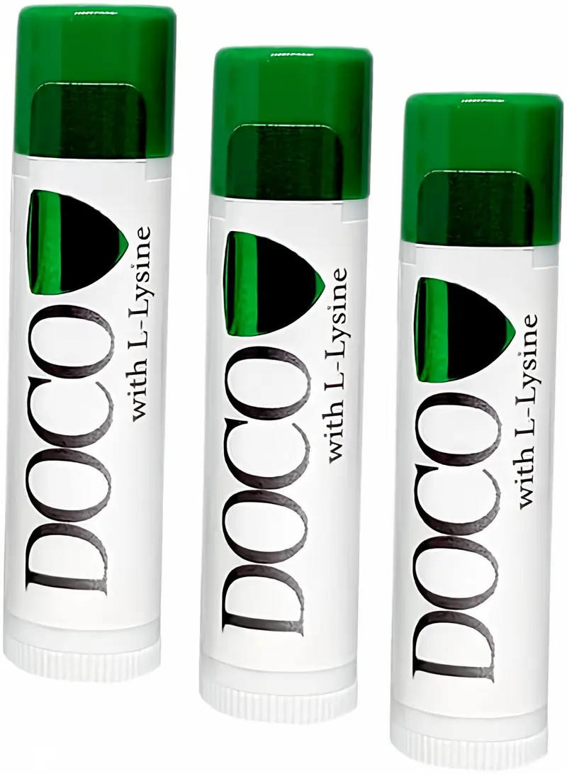 DOCO DocoShield Baume Lèvres avec Lysine et Docosanol – Lot de 3