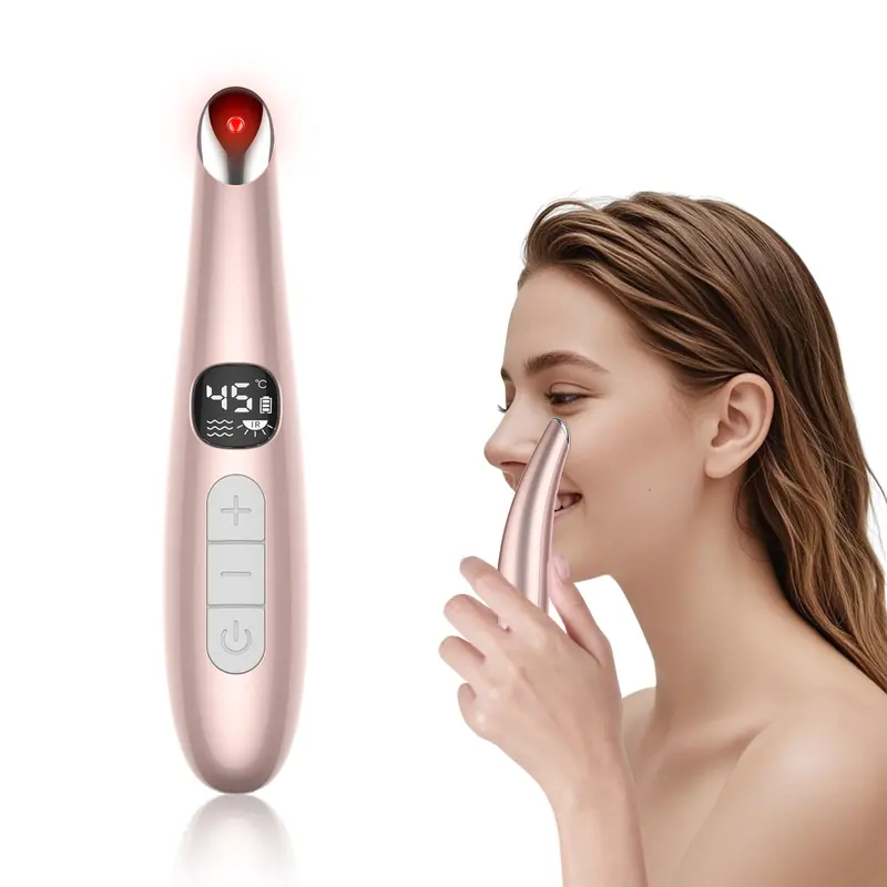 DOCOCO Eye Lift Wand – Appareil de massage des yeux à 3 modes, USB, Champagne Gold