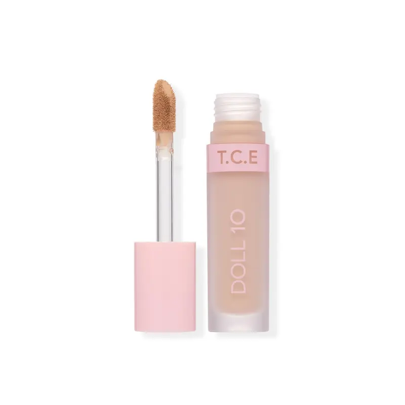 DOLL 10 NO. T.C.E Correcteur Ultra-Couvrant avec Peptides (Teinte Clair/Moyen, 0,33 oz)
