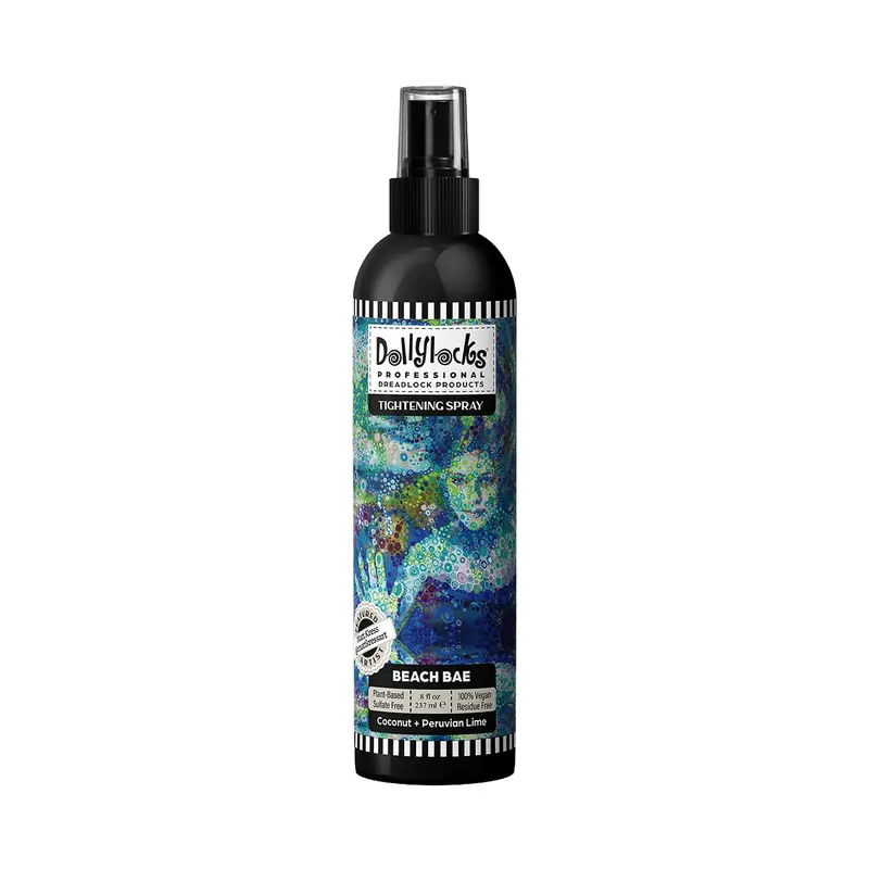 Dollylocks Spray Texture Sel Marin — Végan, Sans Résidus, 8 oz (236 ml) — Pour Locs et Dreadlocks