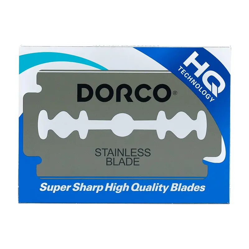 Dorco ST300 Lames de Rasoir à Double Tranchant – Lot de 100 en Acier Inox de Qualité Supérieure