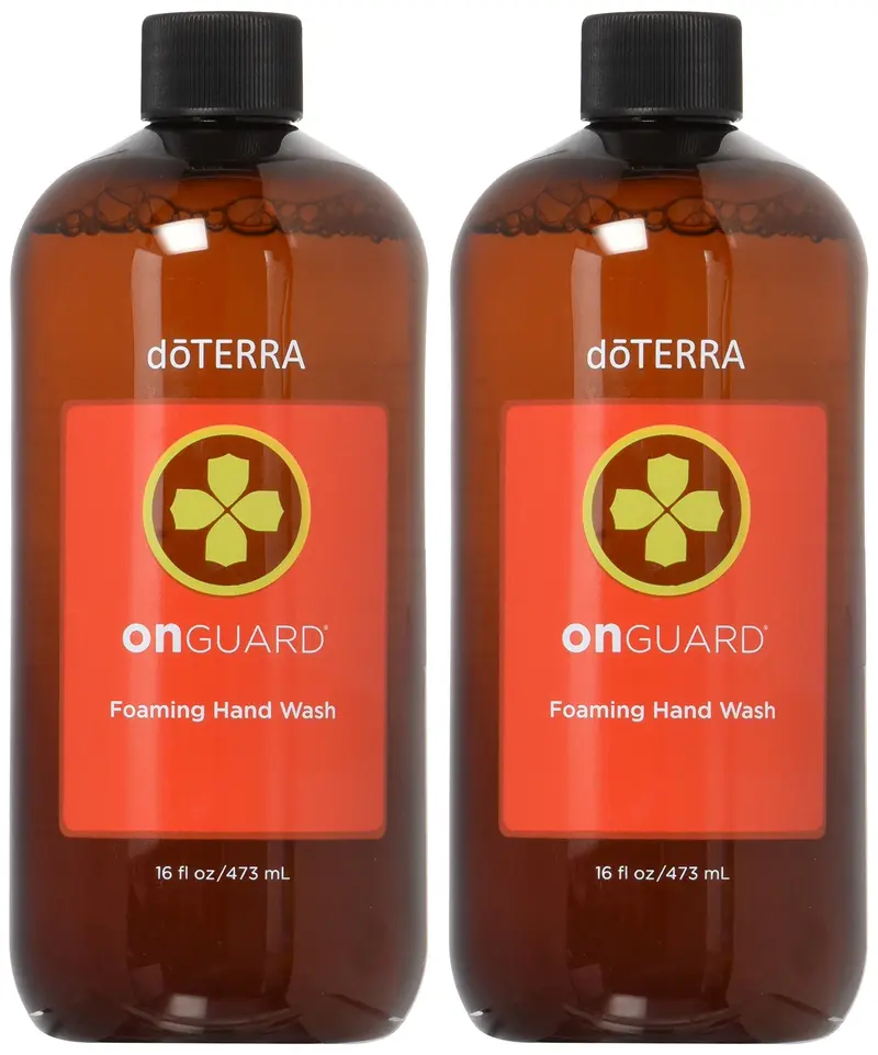 doTERRA On Guard Mousse Mains Recharge – 473 ml, Lot de 2