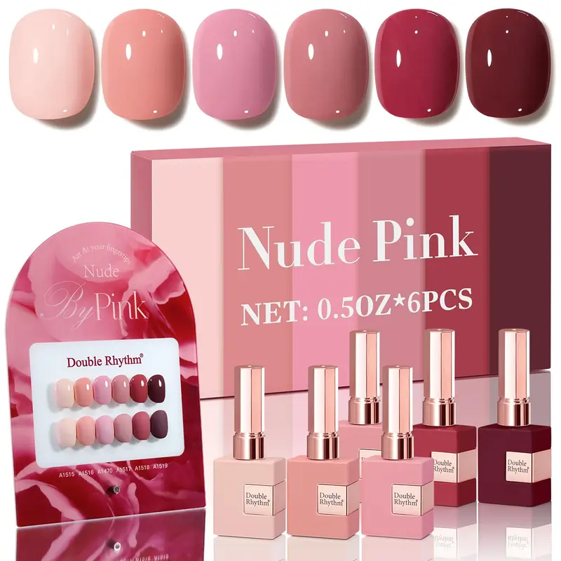 Double Rhythm - Kit Vernis Gel 6 Pièces 15 ml