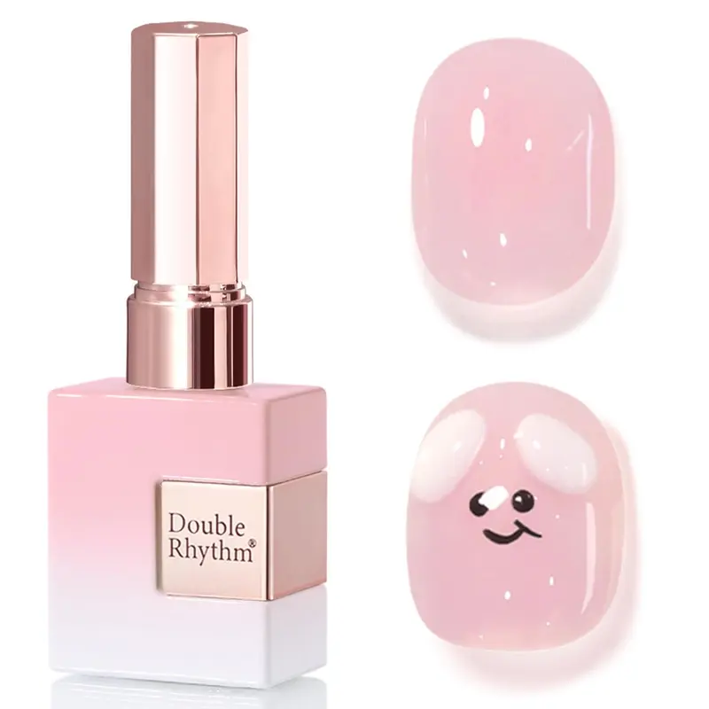 Double Rhythm Vernis Gel Translucide Rose Pastel 0,5 oz — A1623