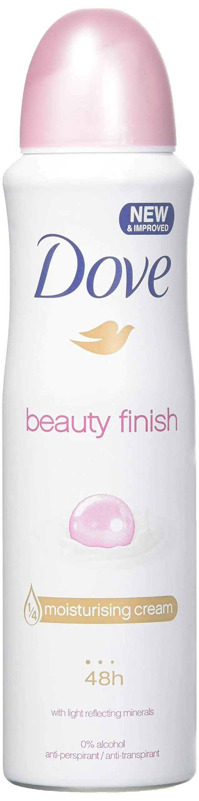 Dove Déodorant & Anti-Transpirant – 150 ml, Pack de 6, Sans alcool, Protection 24–48 h, Finition Beauté