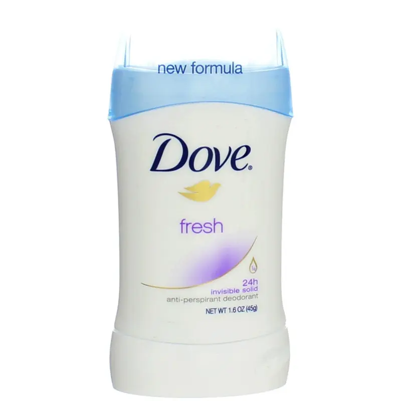 Dove Déodorant Invisible Solid Frais – Pack de 2 (47 ml chacun)
